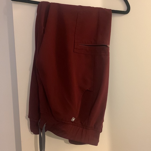 Figs Other Figs Burgundy Jogger Scrub Set Poshmark